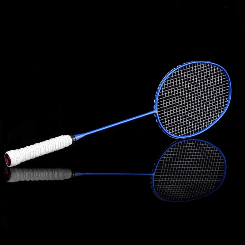 New Graphite Single Badminton Racquet Professional Carbon Fiber Badminton Racket with Carrying Bag