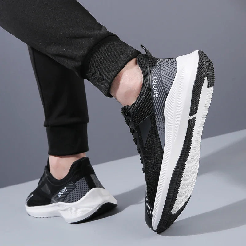 Tennis Shoes Men's Walking Shoe Breathable Mesh Anti Slip Casual Comfortable and Fashionable Sports Shoes