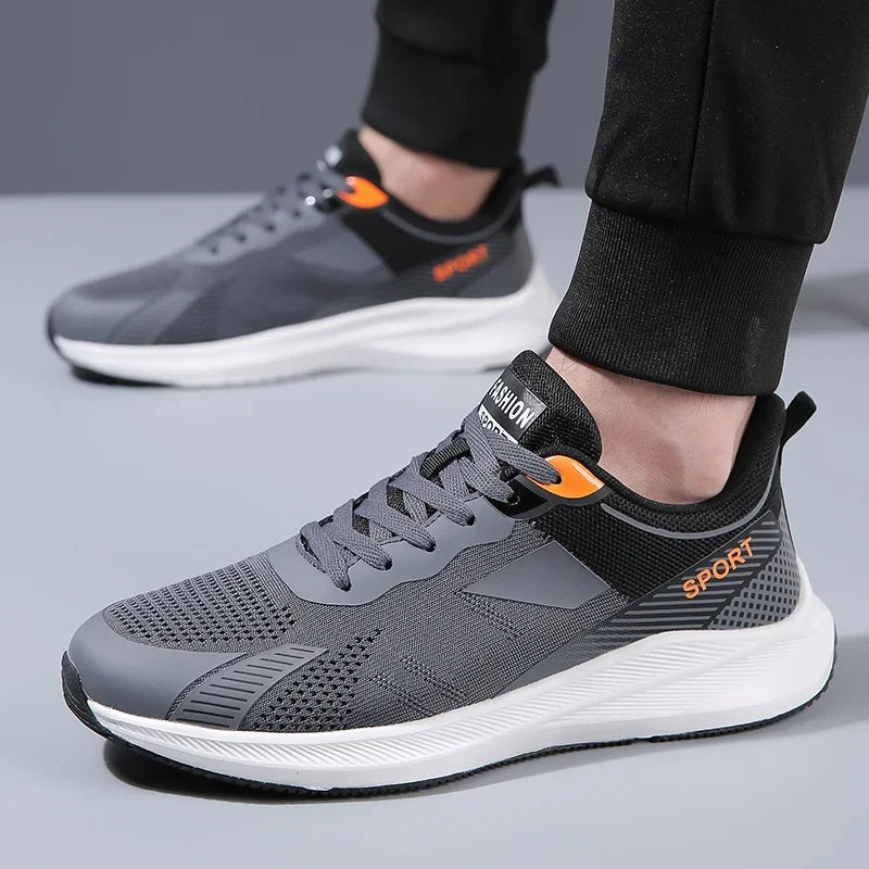 Tennis Shoes Men's Walking Shoe Breathable Mesh Anti Slip Casual Comfortable and Fashionable Sports Shoes