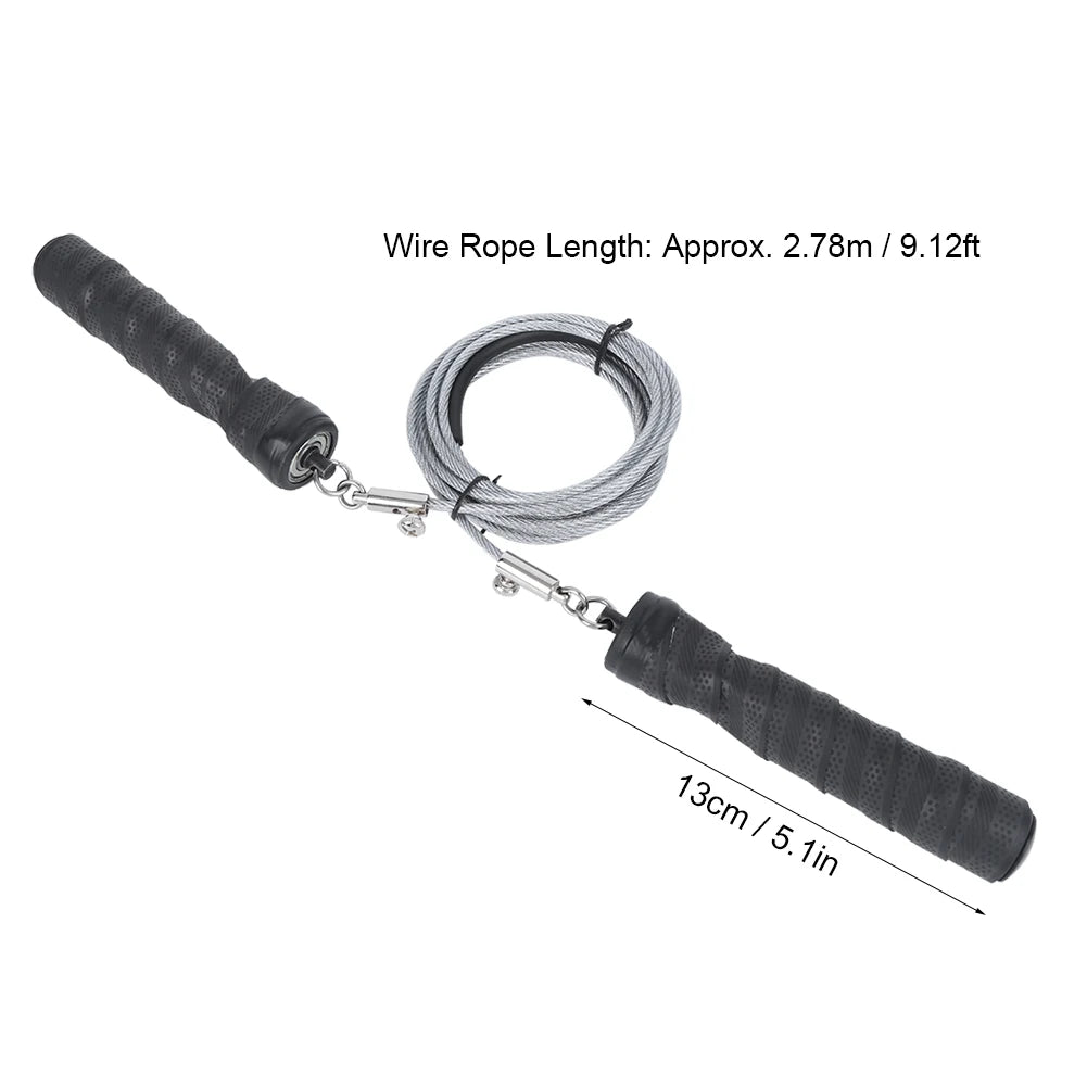 Adjustable Rope Skipping Adjustable Weight Skipping Rope Bearing Fitness Steel Wire Rope for Adult Students