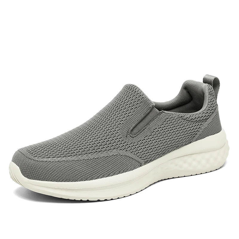Running Sneakers Men's Tennis Low Top Sneakers Slip on Fashion Hiking Shoes One Step Flat Shoes Designe