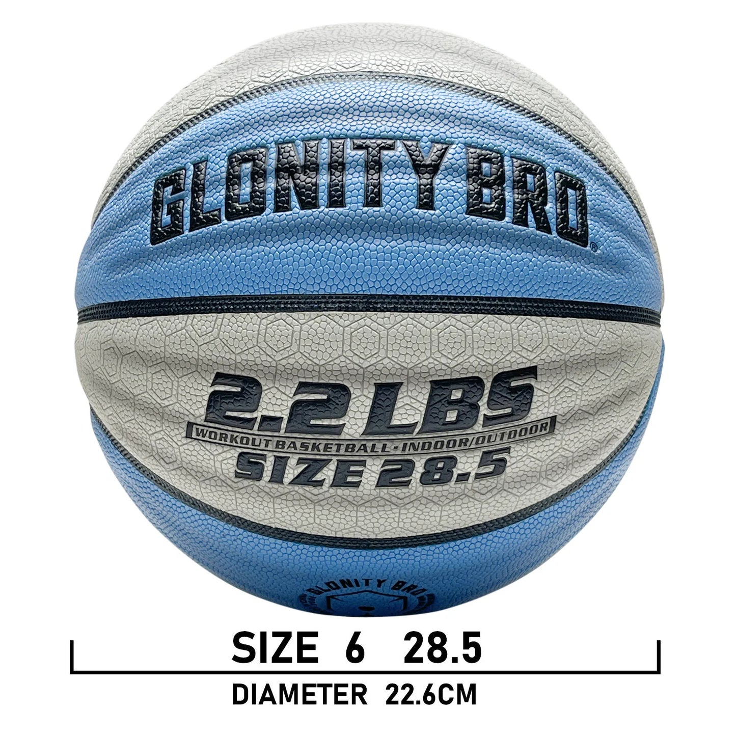 Heavy Training Basketball In&outdoor 28.5"/29.5" 2.2LBS/3LBS Non-slip Weighted Basketball For Dribbling Passing