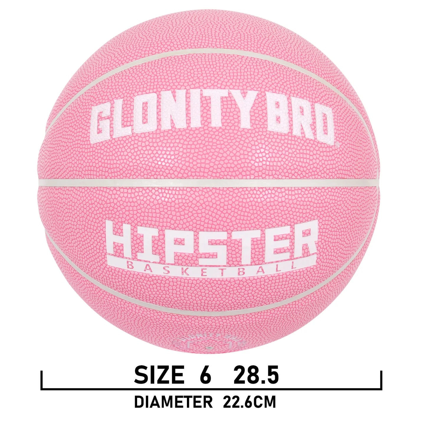 PU Composite Basketball Size 5,6,7 Pink-Official Competition Basketball Indoor Outdoor Men's Women's Training Standard Ball