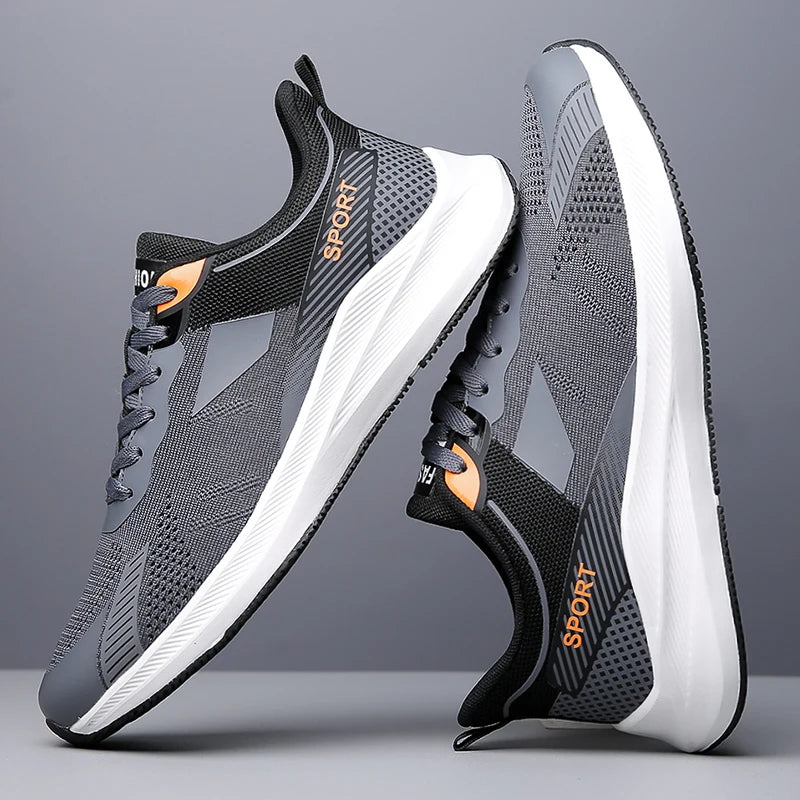 Tennis Shoes Men's Walking Shoe Breathable Mesh Anti Slip Casual Comfortable and Fashionable Sports Shoes