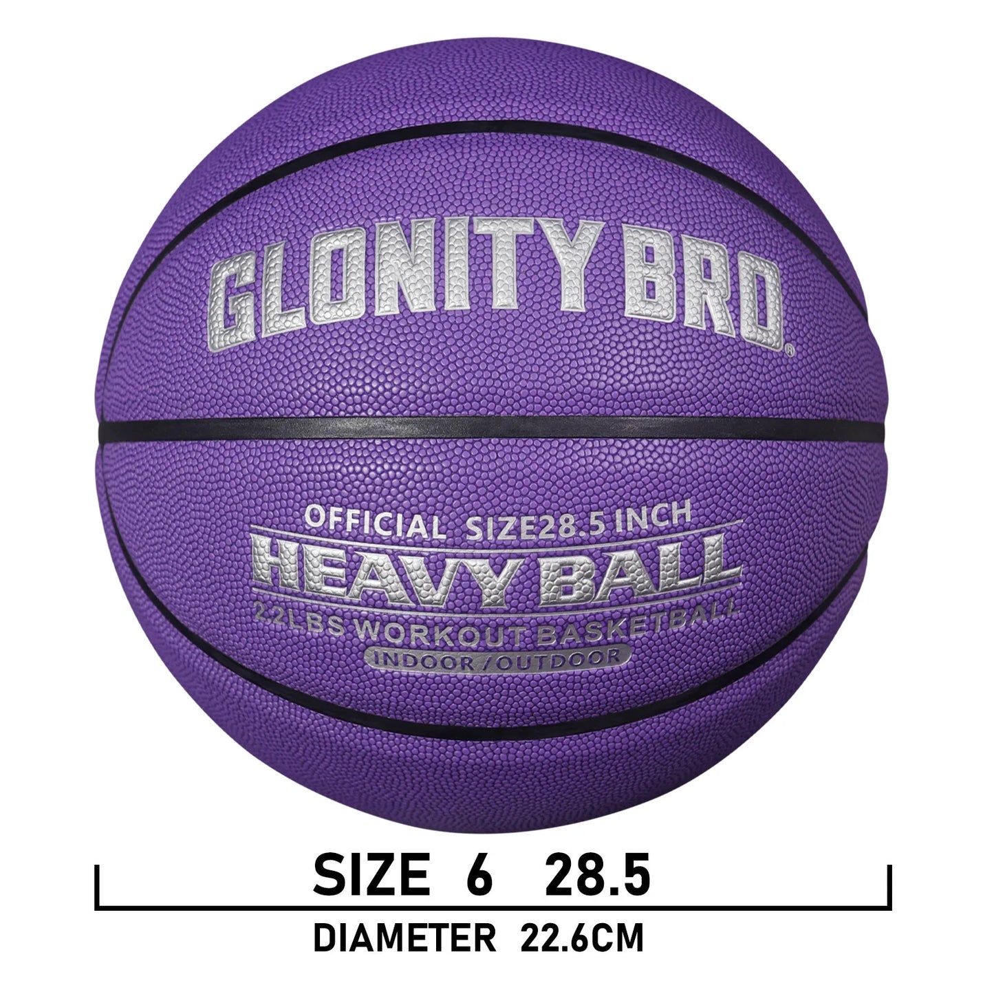 Weighted Training Basketball Women 2.2LBS/28.5'' Adult 3LBS/29.5'' Size6/7 Help Improve Dribbling