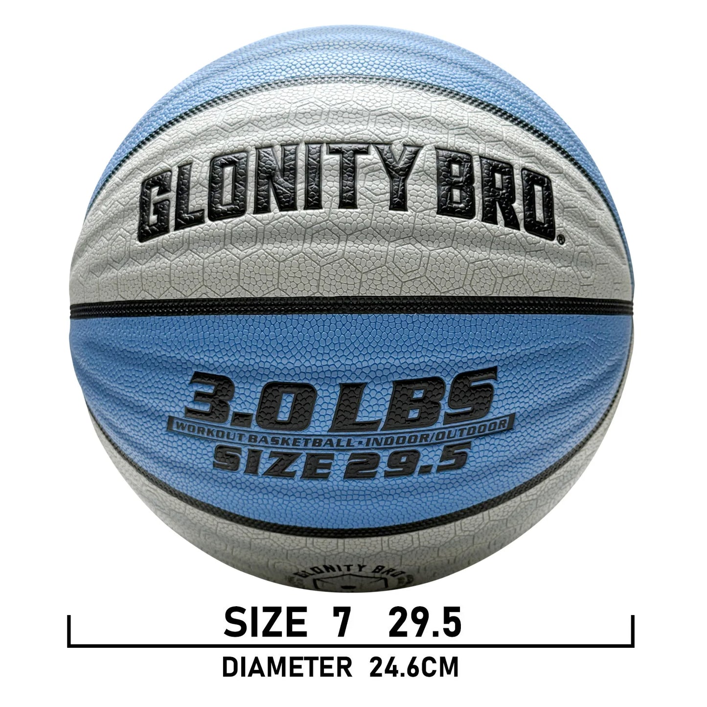 Weighted Training Basketball 3LBS/2.2LBS,Official Size 6/7 Wear-resistant Heavy Ball For Handling Dribbling&Passing