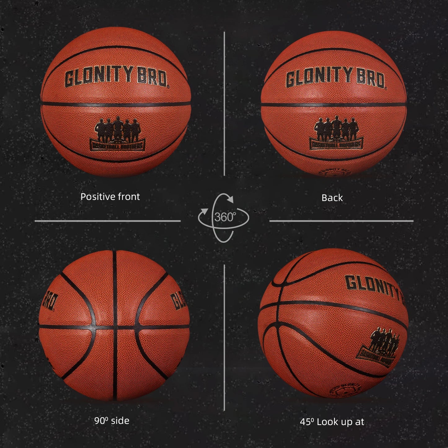Official Size 5 6 7 In&Ourdoor Wear-resistant Leather Competition Training Basketball Men's And Women's
