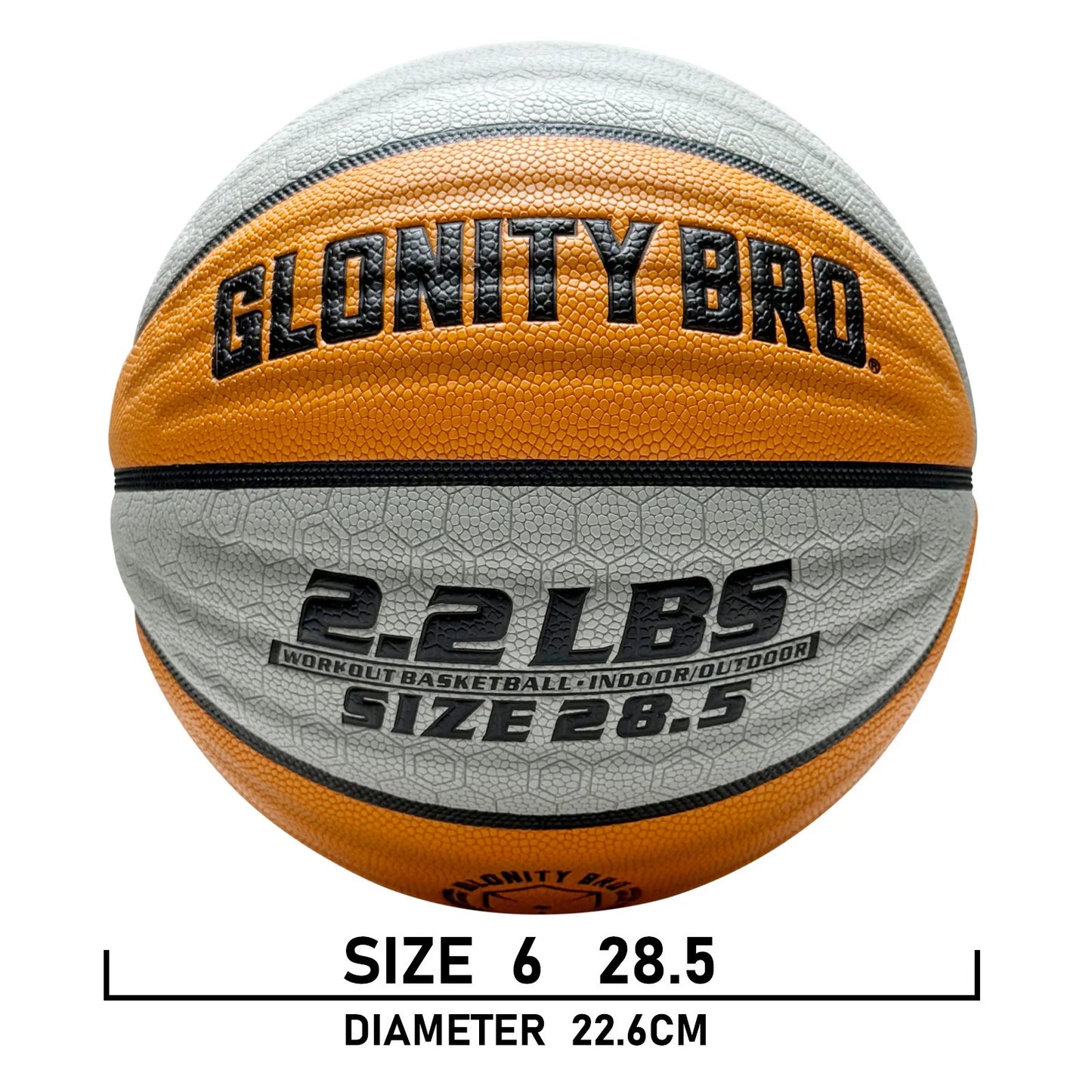 Heavy Training Basketball In&outdoor 28.5"/29.5" 2.2LBS/3LBS Non-slip Weighted Basketball For Dribbling Passing