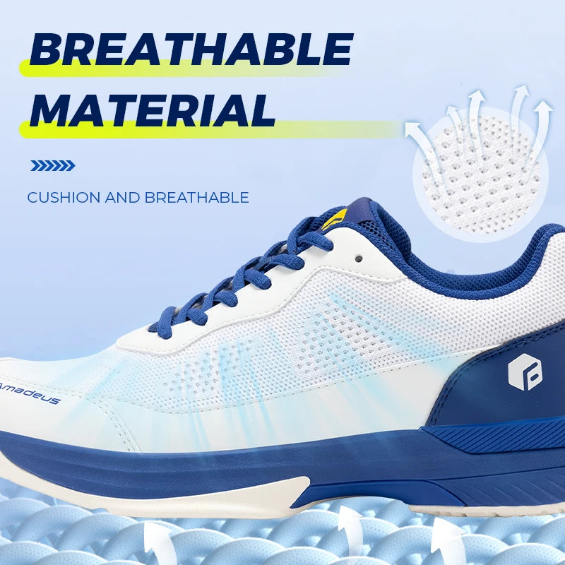 FitVille Men'S Tennis Shoes Wide Version 2E Professional Training Sports Shoes Breathable Non-Slip Rackets