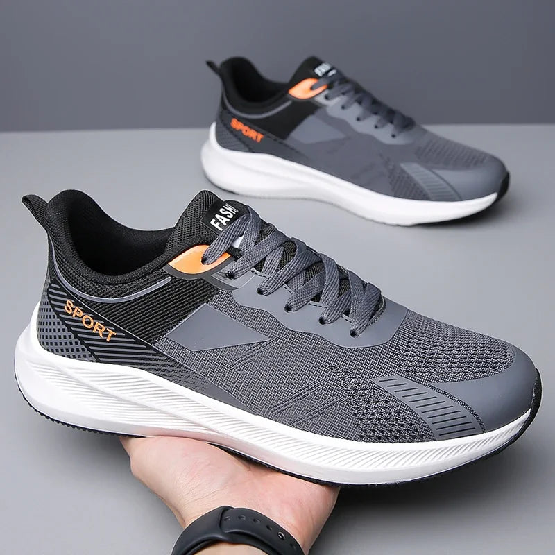 Tennis Shoes Men's Walking Shoe Breathable Mesh Anti Slip Casual Comfortable and Fashionable Sports Shoes