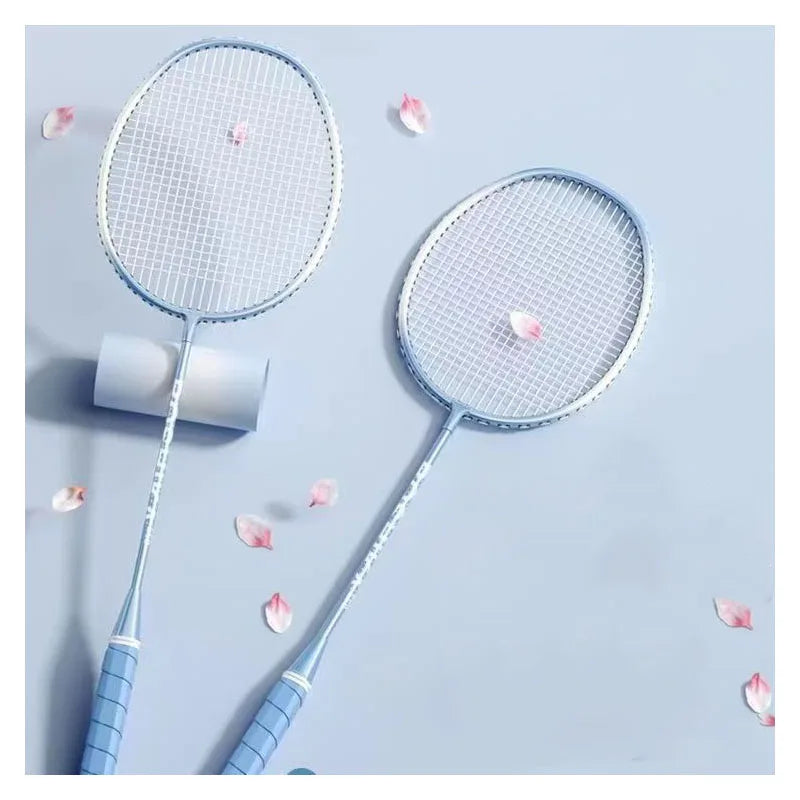 Ultra Light Super Durable Badminton Racket Double Set For Students Adults Affordable Training Entertainment