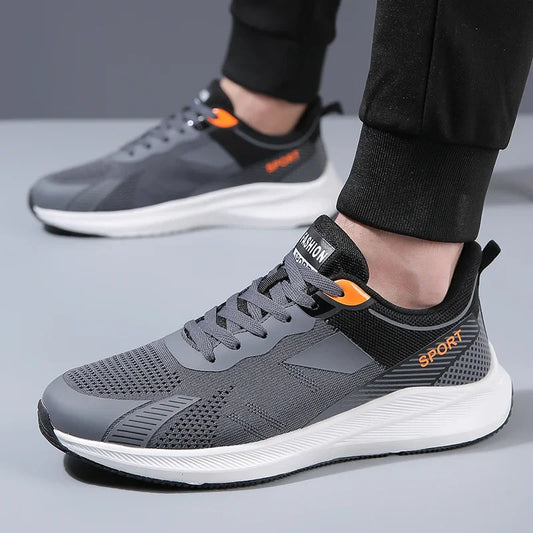 Tennis Shoes Men's Walking Shoe Breathable Mesh Anti Slip Casual Comfortable and Fashionable Sports Shoes
