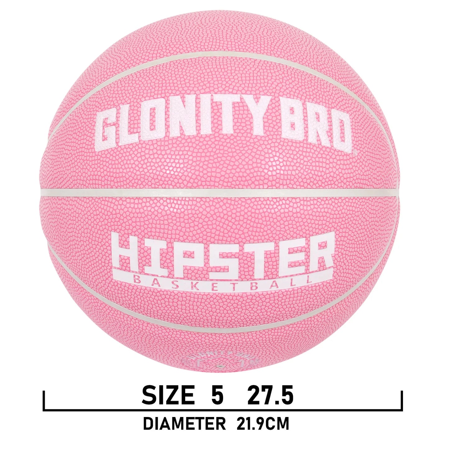PU Composite Basketball Size 5,6,7 Pink-Official Competition Basketball Indoor Outdoor Men's Women's Training Standard Ball