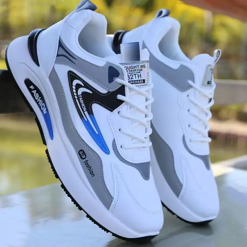 Shoes for Men Lightweight Pu Leather Casual Shoes 2025New Men's Sneakers Fashion Men Tennis Shoes