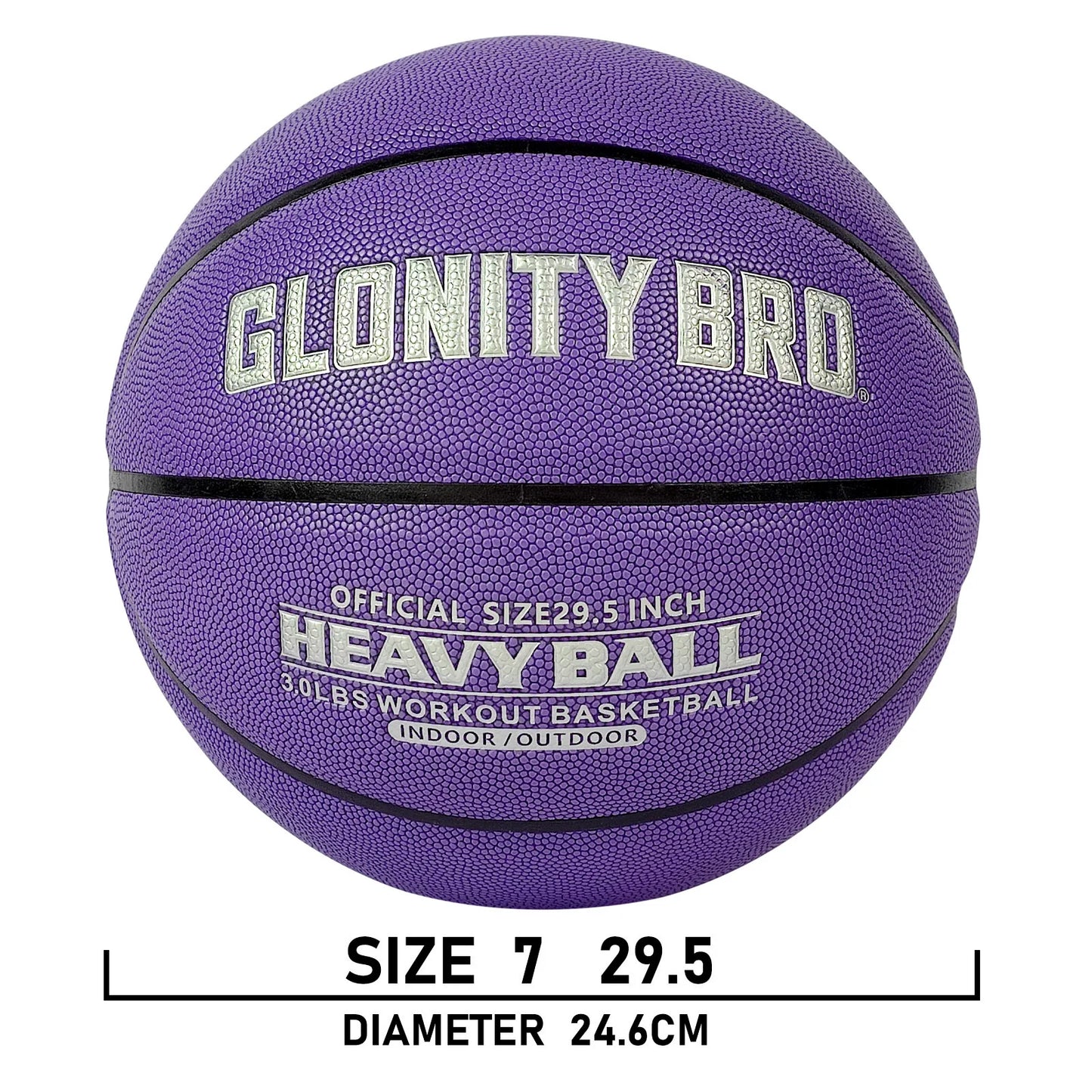 Weighted Training Basketball Women 2.2LBS/28.5'' Adult 3LBS/29.5'' Size6/7 Help Improve Dribbling