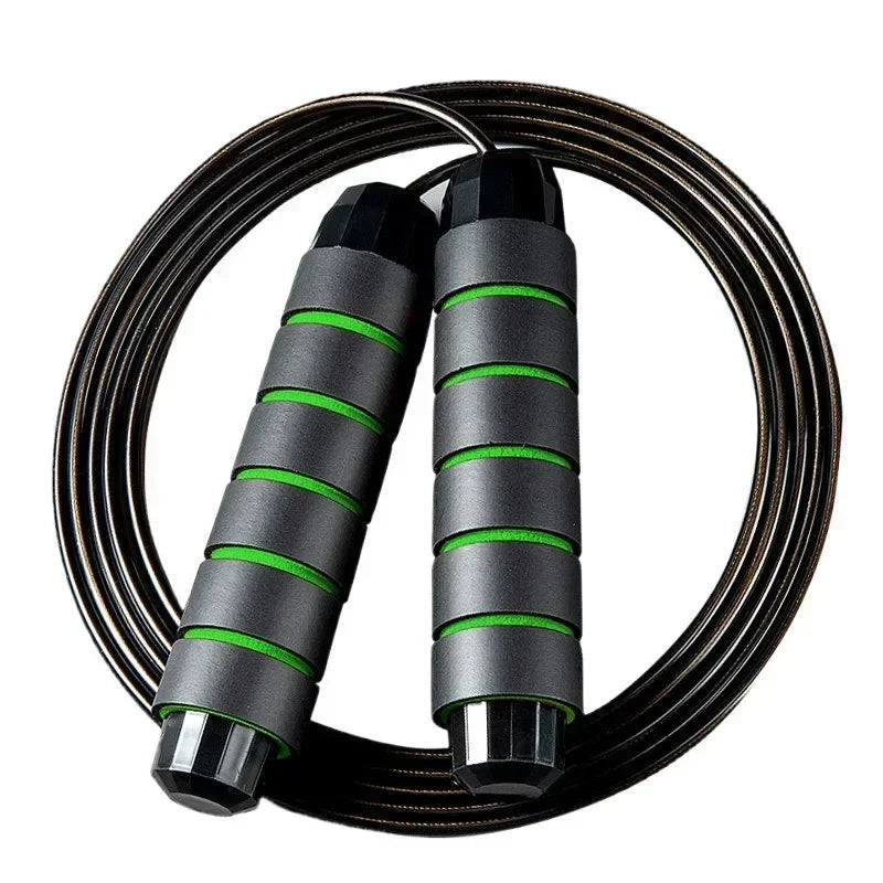 The New Jump Rope Steel Wire Skipping Exercise Adjustable Jumping Fitness Workout Training Home Sport