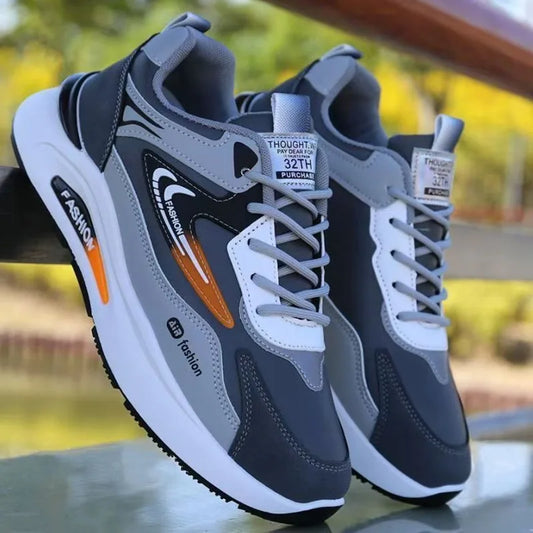 Shoes for Men Lightweight Pu Leather Casual Shoes 2025New Men's Sneakers Fashion Men Tennis Shoes