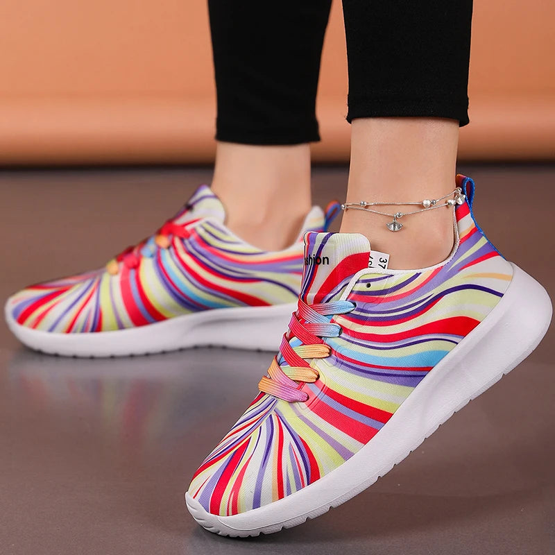 Women's Sneaker 2025 New Colorful Sneakers For Women Sports Shoes Casual Zapatillas De Mujer FashionWoman