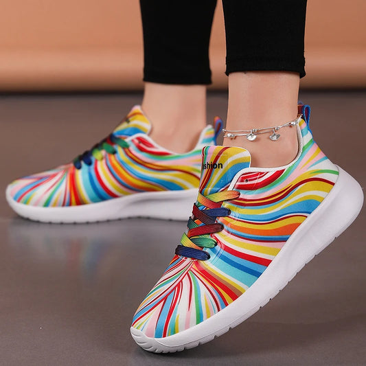 Women's Sneaker 2025 New Colorful Sneakers For Women Sports Shoes Casual Zapatillas De Mujer FashionWoman